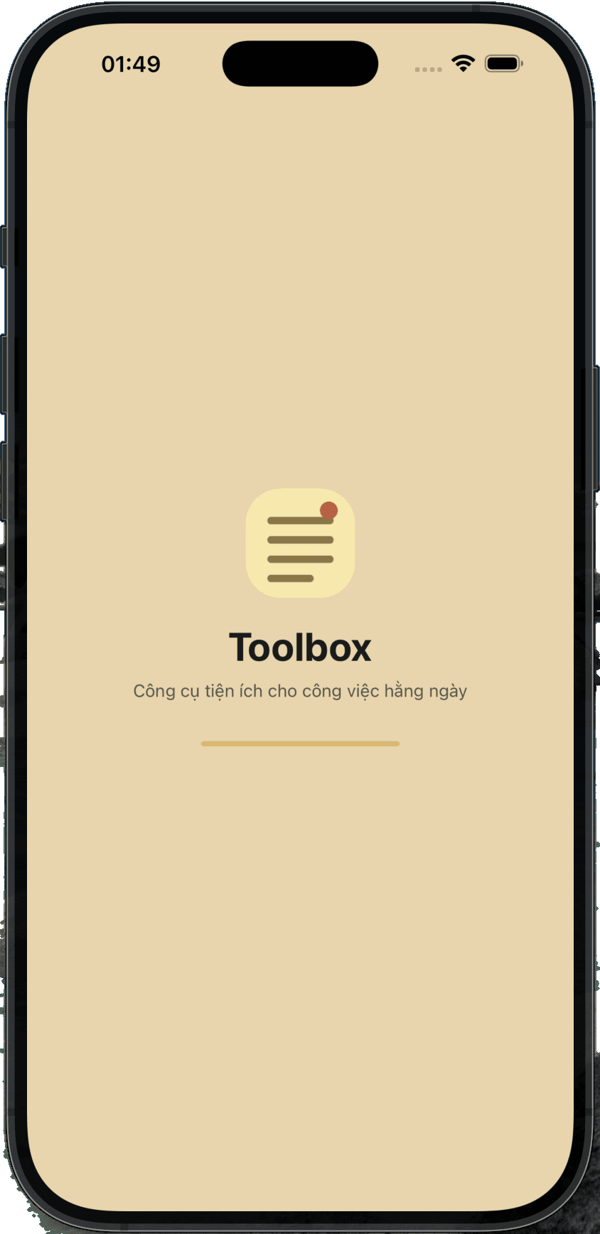 Lockboxy splash screen